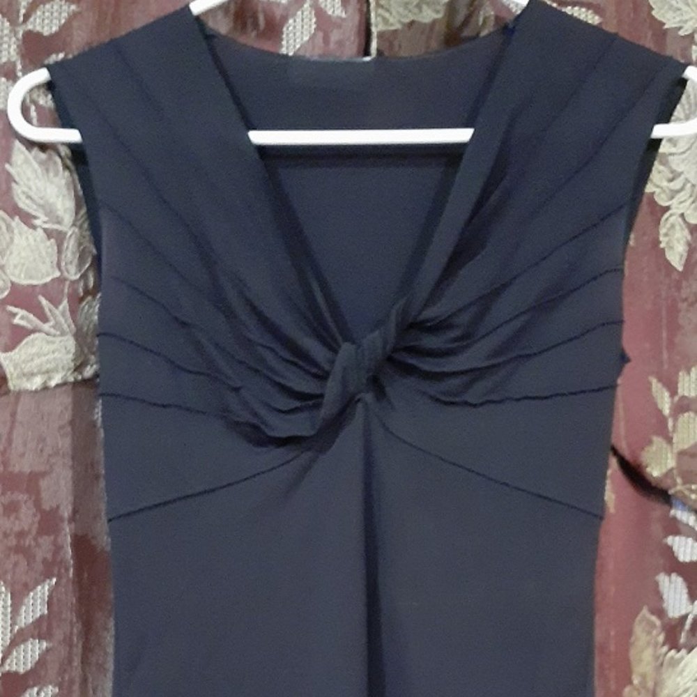 Plum / Dark Purple Women's Petite V-neck Blouse Top Size S